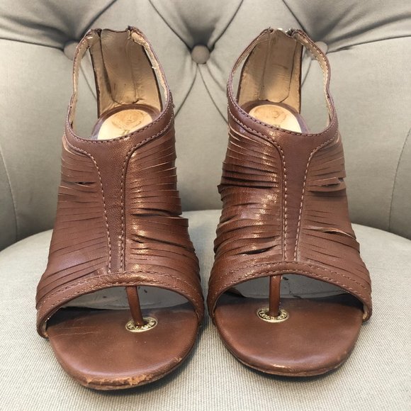 L.A.M.B. Very Unique Open Toe Stilettos - Picture 8 of 8